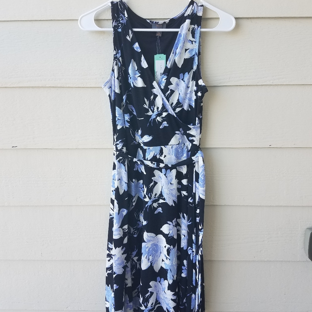 XS 41 Hawthorn Kassidy Faux Wrap Dress